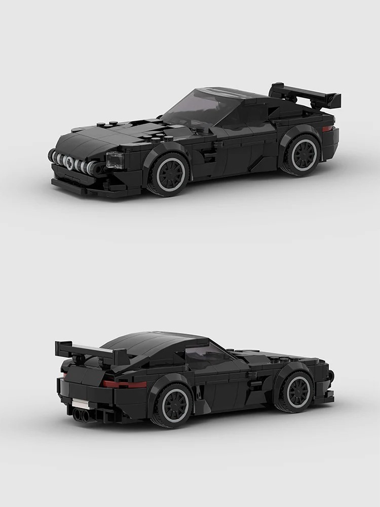 MOC LEGO Car: Mercedes-AMG GTR Building Blocks Set (370 Pcs)