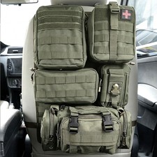 Truck Seat Back Organizer Tactical Car Cover Vehicle Panel W5 Storage Bag