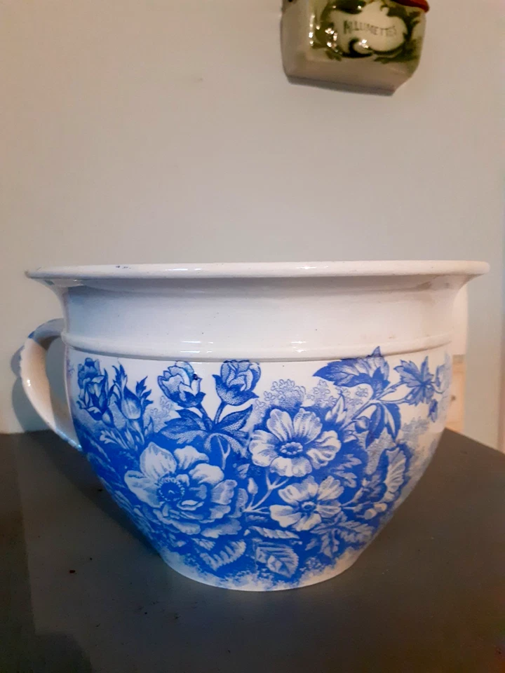 ANCIEN POT DE CHAMBRE ST AMAND JARDINIERE - Photo 3/4