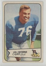 1954 Bowman Lou Creekmur #85 HOF 16ez