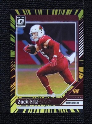 2024 Panini Donruss Optic Electricity Prizm 67/75 Zach Ertz #197 9su