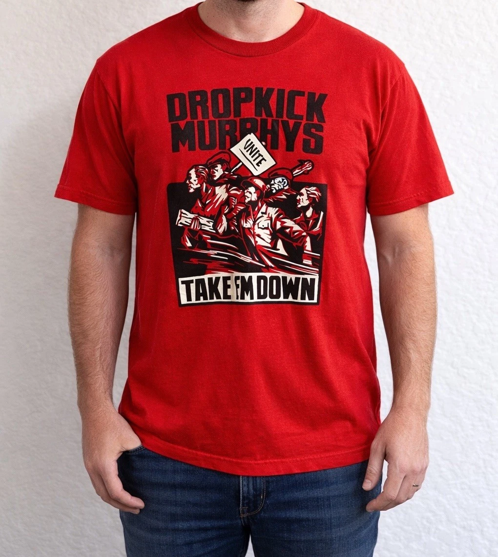 Dropkick Murphys Shirt VTG Unite Take Em Down T-shirt Band Tee XL