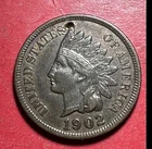 1902 US Indian Head Cent! XF SHARP Details! Old US Coin!