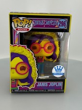 Funko Pop! Janis Joplin Blacklight Shop x Fun on The Run 2023 Exclusive DAMAGED