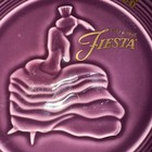 HOMER LAUGHLIN FIESTA 6" TRIVET BOWL REST 70th ANNIVERSARY heather purple  — photo 2