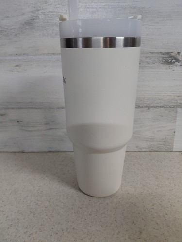 Stanley Quencher Edelstahlbecher weiß Reisebecher Tasse 30 Unzen - Bild 2 von 8