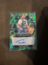 24-25 Panini Mosaic - Tristen Newton RC Auto #220 Rookie Scripts Timberwolves