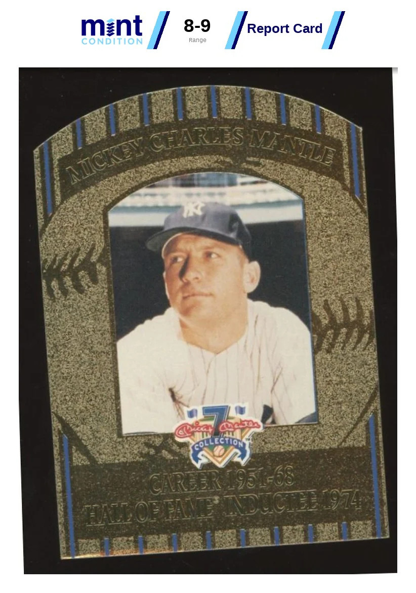 1997 SCOREBOARD MICKEY MANTLE 74 MINT PROMOS BASEBALL NEW YORK YANKEES