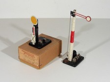 2 alte Fleischmann Spur 0 Blech-Signale, Vorsignal 570 B m. OVP u. Hauptsignal
