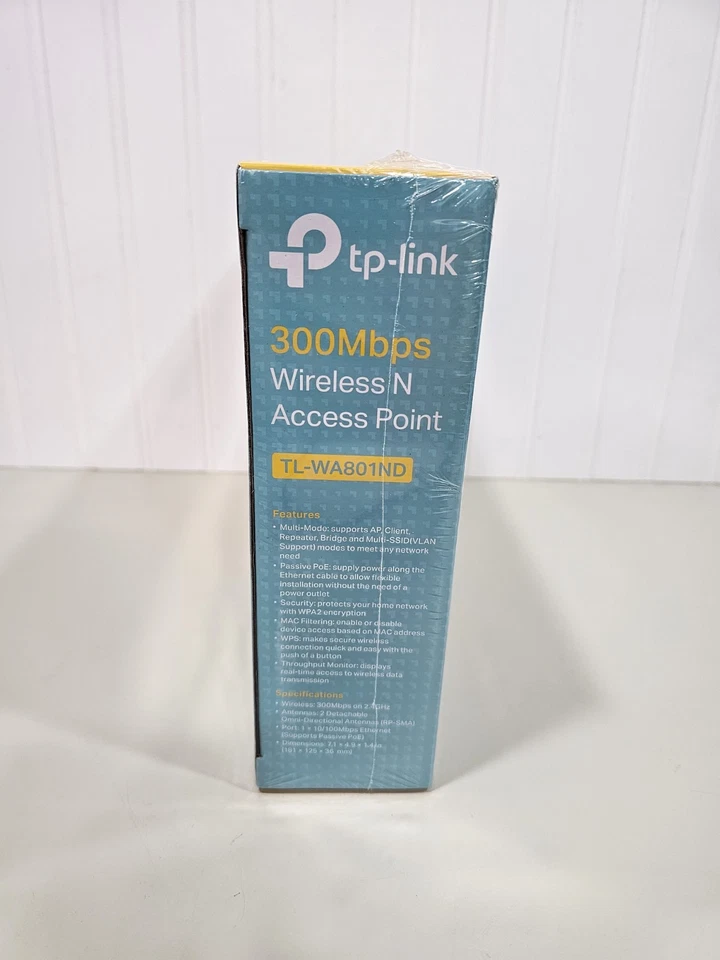 TP-Link WiFi Access Point TL-WA801ND, 2.4Ghz 300Mbps New Sealed  - Image 2 of 4
