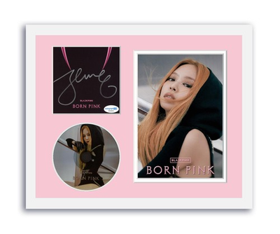 #ad #ad Blackpink Jennie Autographed Signed 11x14 Custom Framed CD Photo Born Pink ACOA $399.00