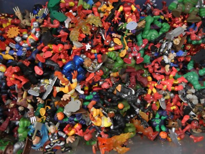Marvel Super Hero Squad 4 FIGURE GRAB BAG LOT Avengers Iron Man Spider-Man X-Men