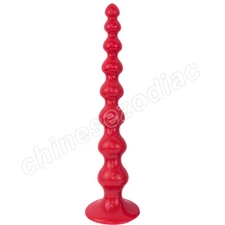 14"Long Butt Plug Big Pull Bead Dildo Dong Ass Dilator Adult Masturbator Sex Toy