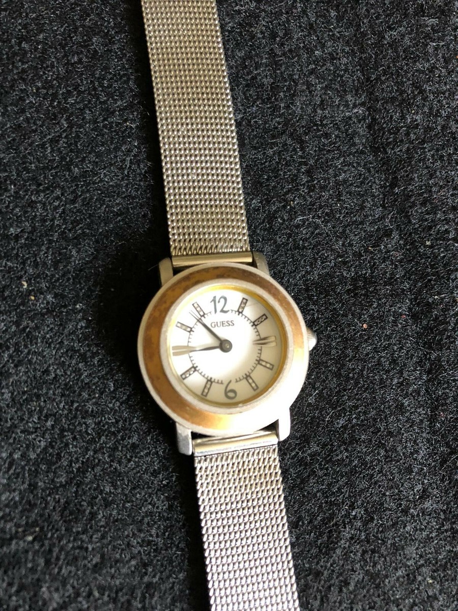 GUESS Ladies Watch Needs Battery Small Guess Watch Womens VIntage Black Band Needs Battery  main image 3