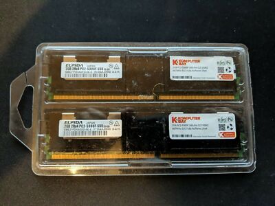 ComputerBay 2 x 2GB 2Rx4 PC2-5300F-555 240-Pin CL5 DDR2 | GRATIS P&P