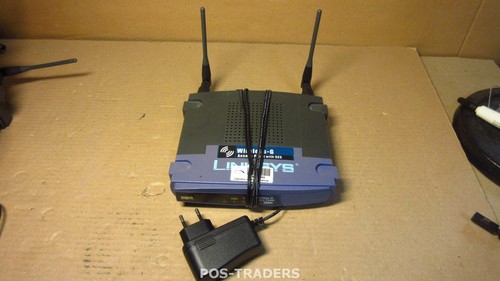 Linksys WAP54G Wireless-G 2.4GHz Access Point 802.11g Router 2x Antenna INCL PSU - Bild 1 von 3