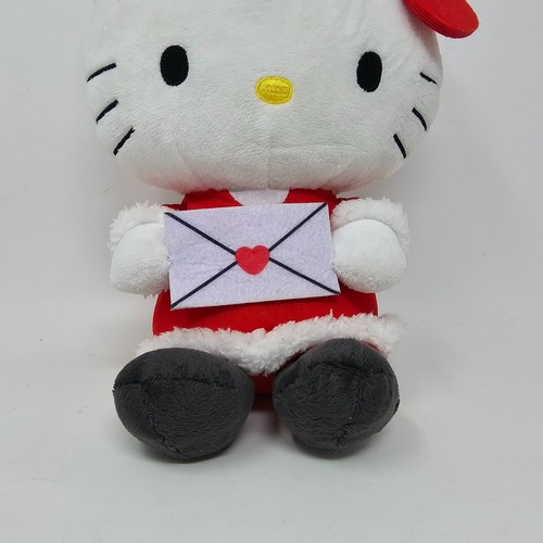 Sanrio Hello Kitty Christmas Santa Outfit Letter 9" Plush Toy - Picture 2 of 7
