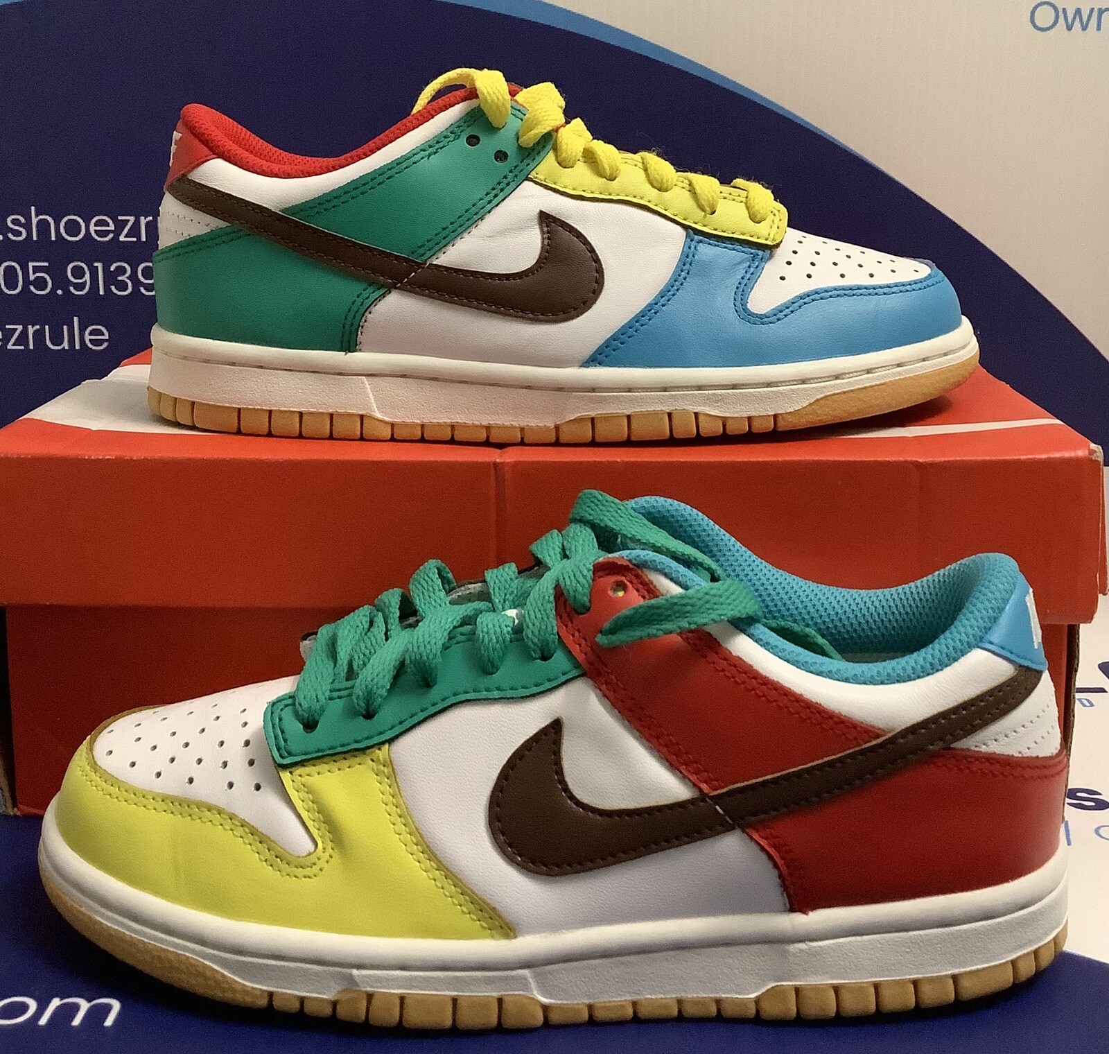 Nike Dunk Low Free 99 Kids Size 4.5y