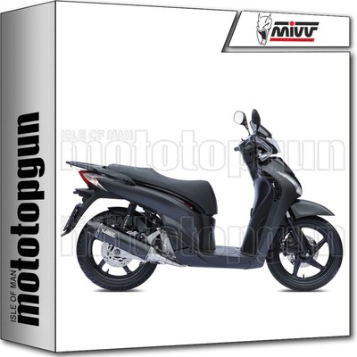 2012 MIVV H.050.LBSC Full Exhaust Hom Stronger Black Honda Sh 150 12