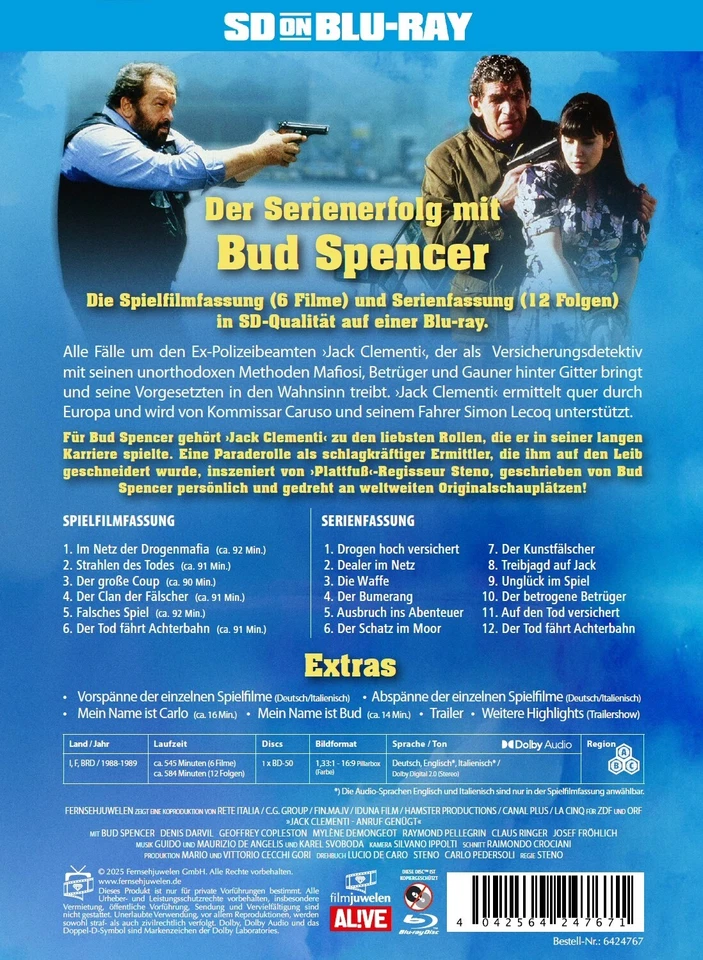 Bud Spencer: Jack Clementi Anruf genügt, Special Edition Gesamtedition [Blu-ray] - Bild 2 von 4