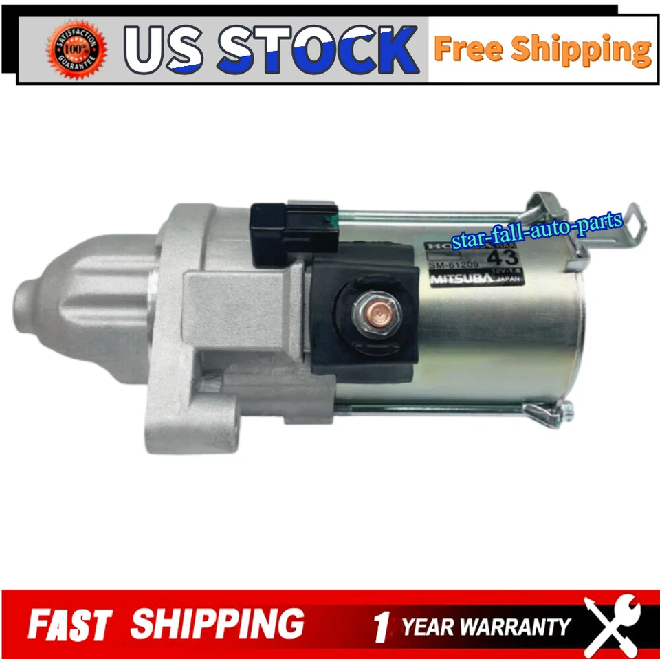 Motor de arranque OEM 31200-RAA-A53 para Honda Accord Element Acura TSX 2003-2006 Foto 3 de 4