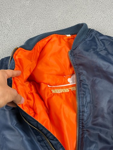 Rothco MA-1 USAF Flight Jacket Kids Satin Intermediate Bomber Boys Youth Pilot - Picture 10 of 16