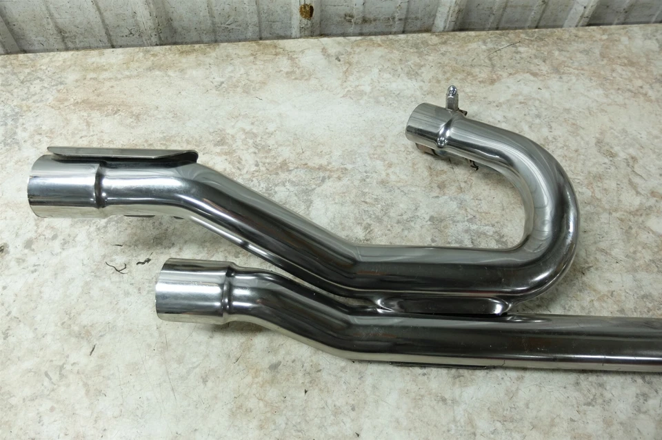 03 Polaris Victory V92 V92C Classic Cruiser muffler pipe exhaust headers - Image 4 of 4