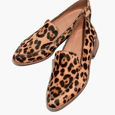 MADEWELL The Frances Loafer in Leopard Calf Hair