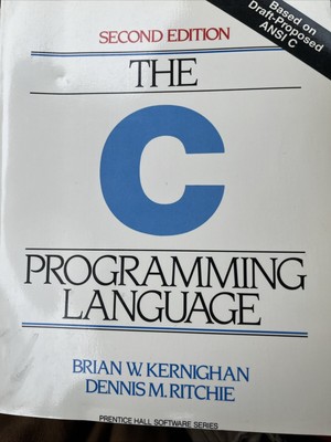 C Programming Language by Brian Kernighan and Dennis Ritchie (1988, Trade...