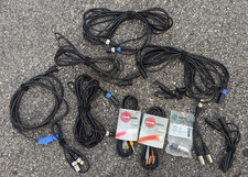 Audio Cable Cords Interconnectors Assorted Lot As Is