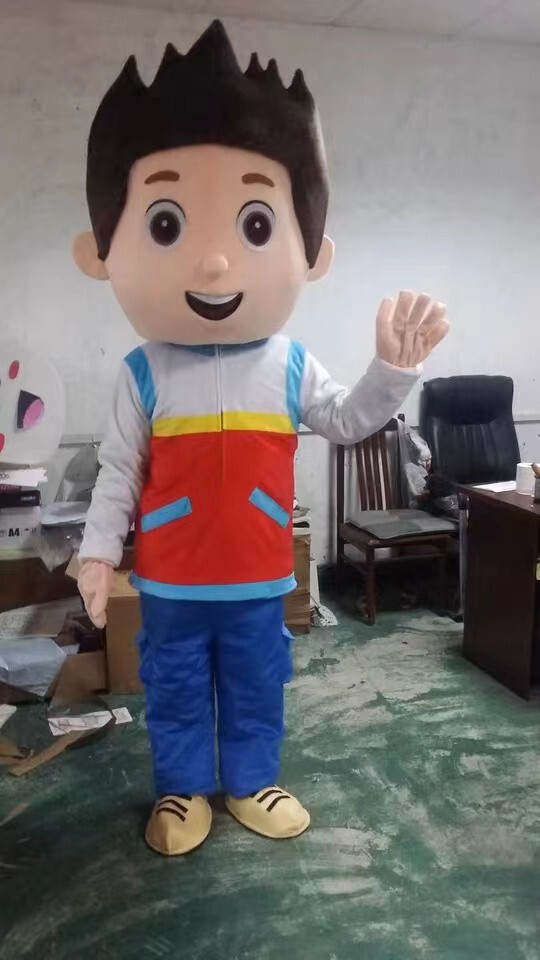 Disfraz de mascota patrulla perro dibujos animados juego de rol fiesta Halloween adulto