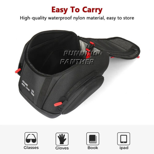 Mochila portátil con tanque de combustible impermeable para motocicleta 12L para BMW R1300GS Adv - Imagen 6 de 10
