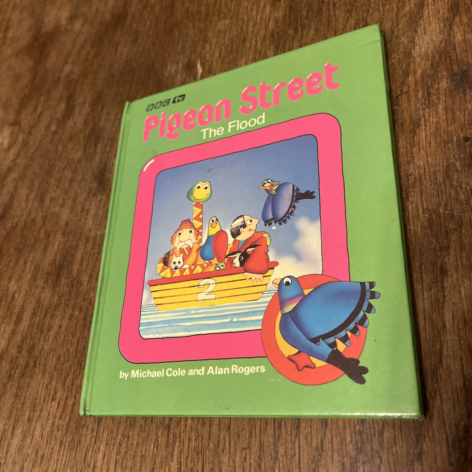The Flood Pigeon Street Michael Cole, Alan Rogers Hardback Book 1982 BBC TV