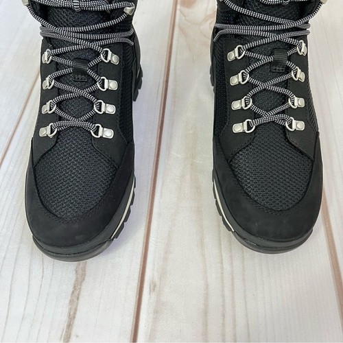 Timberland Womens Black Euro Hiker Lace Up Boots Size 10 NWT Premium Leather - Picture 3 of 10