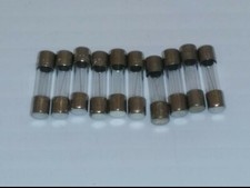 GLASS TUBE FUSE, 2 AMP, 250V, 5mm x 20mm, LOT OF 10 , NNB