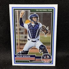 2023 Panini Stars & Stripes Macon Winslow USA 18U National Team Rookie #19