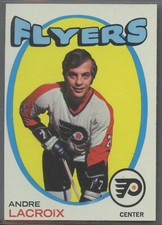 1971-72 Topps #33 Andre Lacroix Philadelphia Flyers