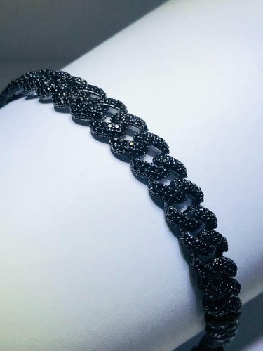 Black Gold Sterling Silver Black 
