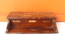OLD VINTAGE WOODEN PEN/PENCIL BOX RARE DECORATIVE COLLECTIBLE