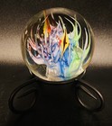 Glass Eye Studio Paperweight, Angel Fish 1998 Signed GES #047/150 — photo 2