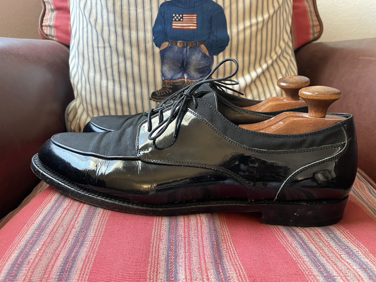 Cole Haan Made in Italy Vintage Grosgrain & Patent Leather  display picture 1