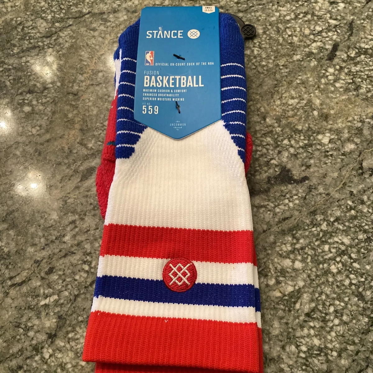 NOS Size Small Stance 559 NBA Basketball Fusion Socks Clippers