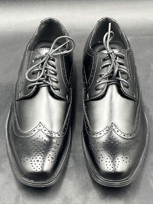 Van Heusen Men's Dress Shoe with Memory Foam Size Black