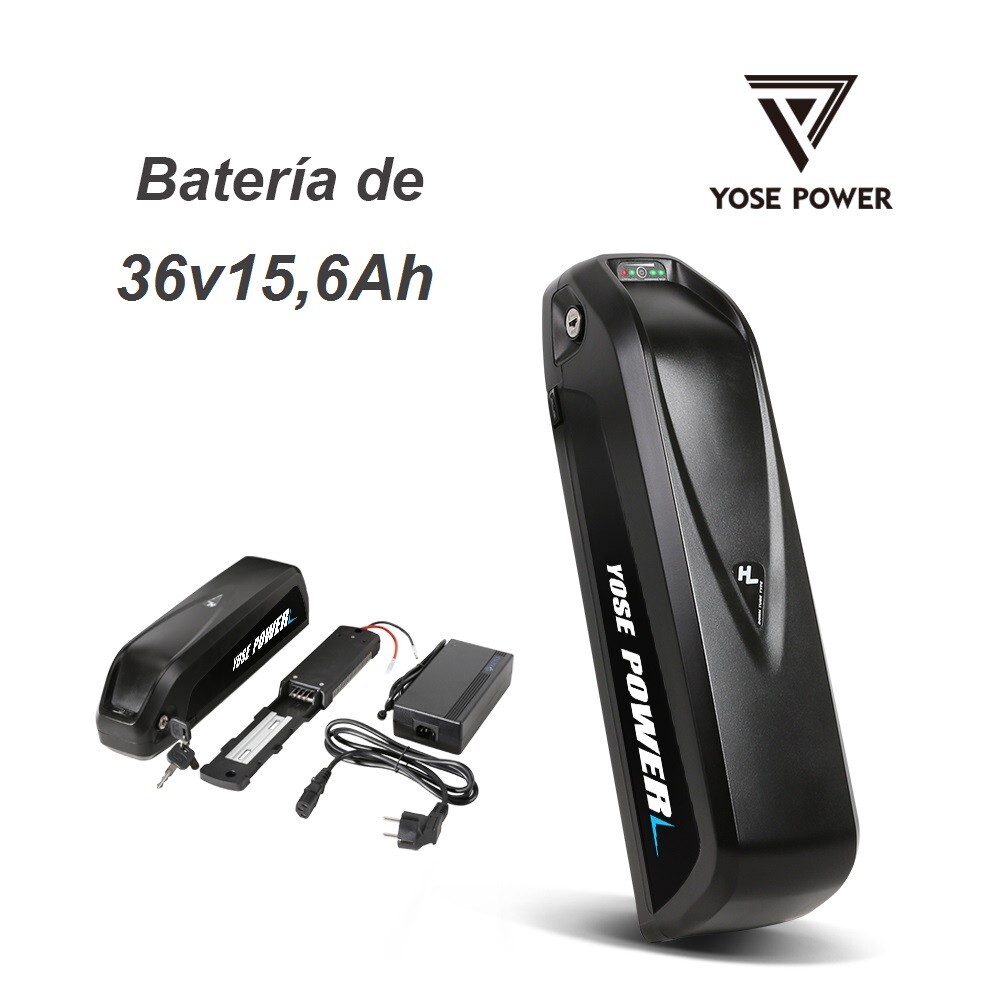 Batería de Bicicleta eléctrica 36v15,6ah, para motores de 250W -500w