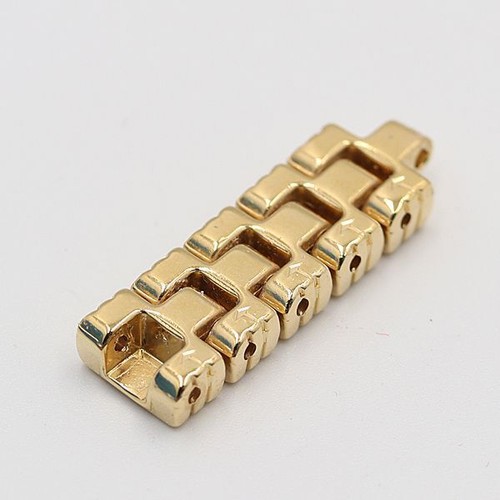 Mikimoto Genuine 5 Link 4N20-0940 Women’s Watch Band Bracelet Parts Gold 7mm - Picture 3 of 3