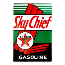 Texaco Sky Chief 11.25"x17" Vinyl Decal (DC179a)