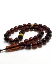 Natural Baltic Amber Muslim Rosary 