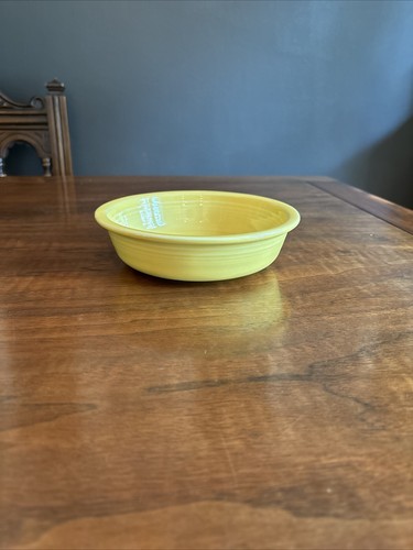 FIESTA Original YELLOW Fruit Bowl 6” Fiestaware VINTAGE 1938-1959 Very Good Cond - Picture 9 of 11