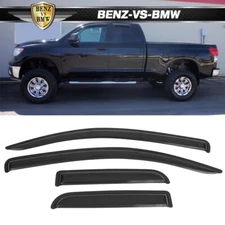 Fits 07-21 Toyota Tundra Double Cab Window Visors 4Pc Set