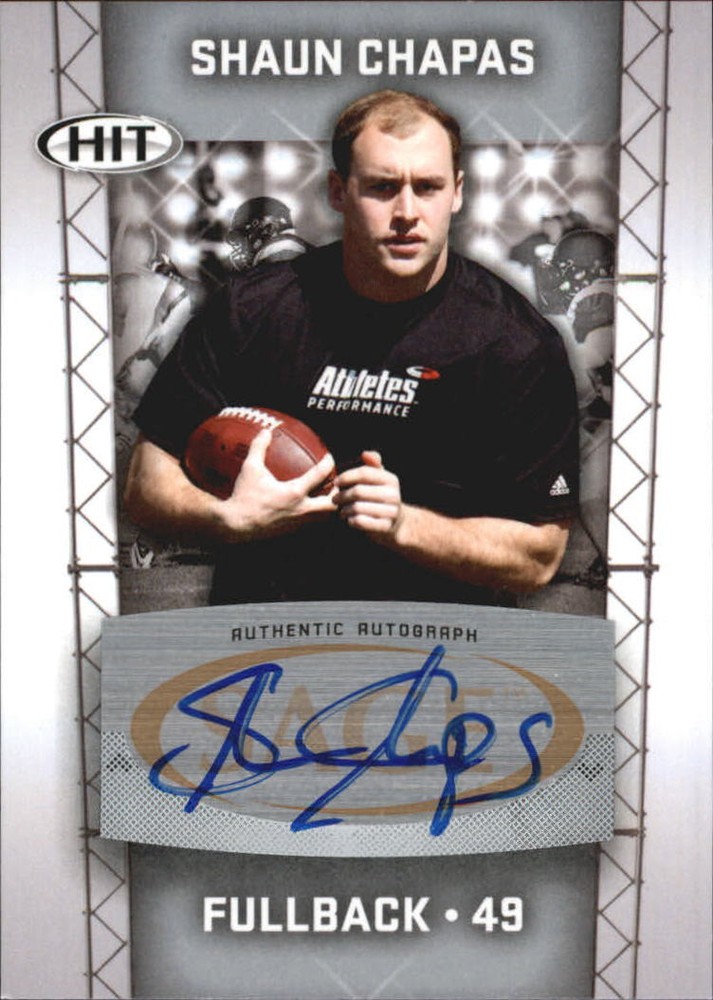 2011 SAGE HIT Autographs Silver #29 Shaun Chapas